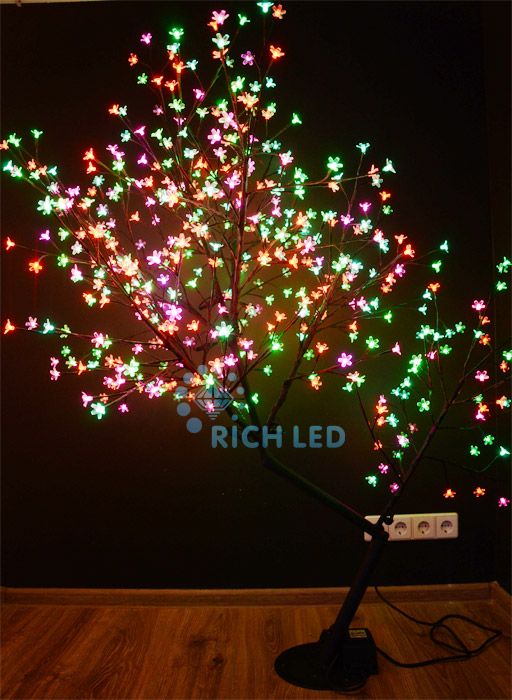 Светодиодное дерево Сакура 150 Rich LED ARGB (Хамелеон)