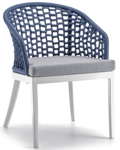 Кресло плетеное с подушкой Kos