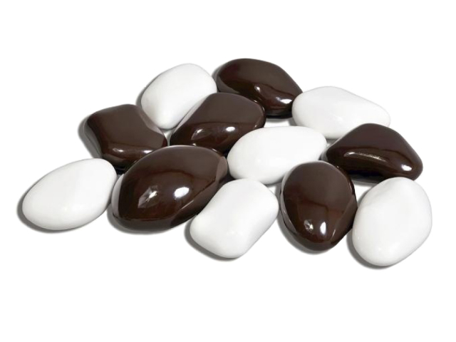 Камни белые и шоколадные Bioker 14 шт.