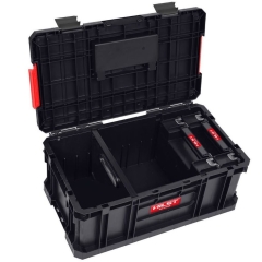 Ящик для инструментов ToolBox с 2-я органайзерами черно-красный