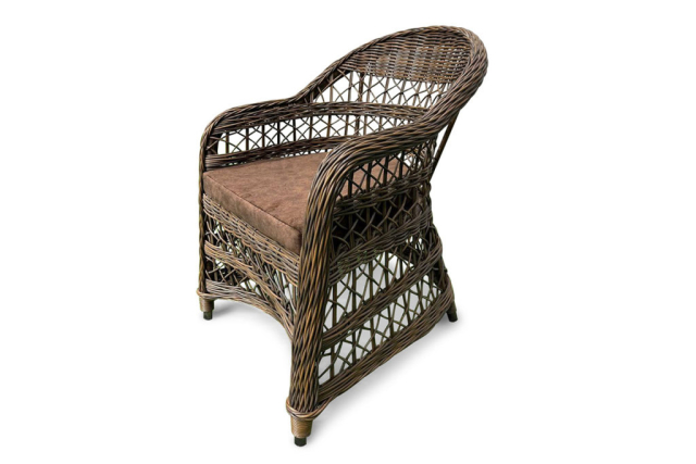 Плетеное кресло Loreto бронзовое