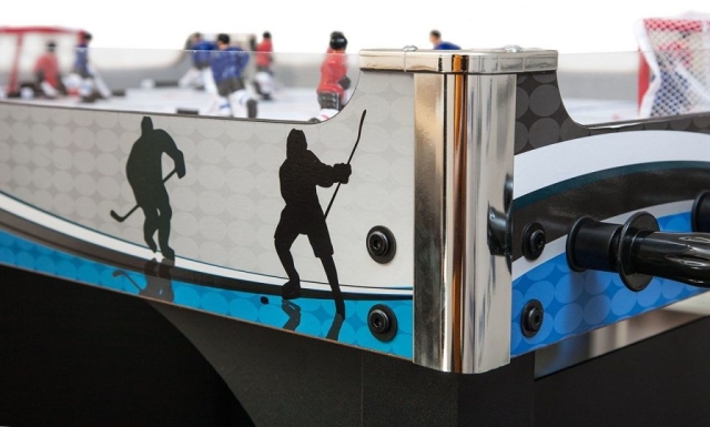 Хоккей Alaska с механическими счетами (101 x 73.6 x 80 см, серо-синий)