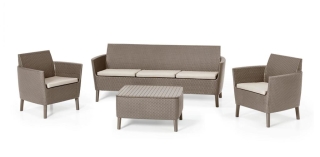 Комплект мебели Salemo Set 3 seat капучино