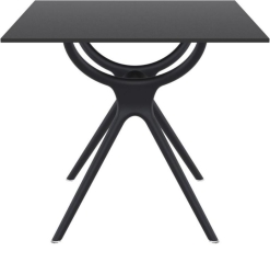 Столешница квадратная Air Table (80х80х1,2см) черный
