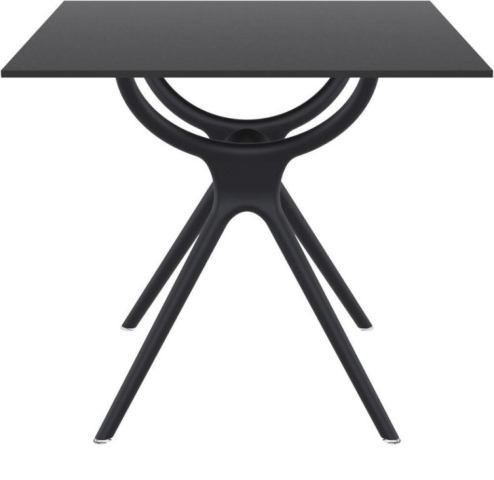 Столешница квадратная Air Table (80х80х1,2см) черный