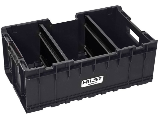Ящик для инструментов Box 200 Flex с делителями черный