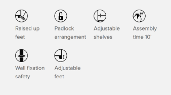 Уличный шкаф Stilo Tall Cabinet