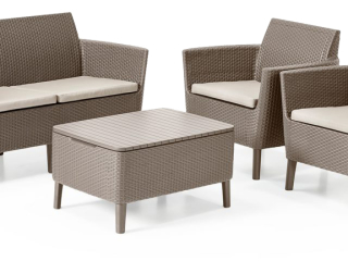 Комплект мебели Salemo Set 2 seat капучино