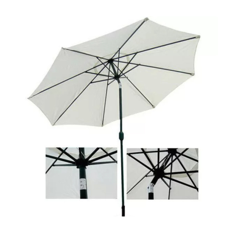 Садовый зонт Верона бежевый с наклоном