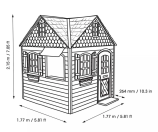 Детский игровой домик LifeTime арт. 90980 размеры