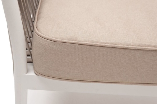 Касабланка диван 2-местный RAL7035 роуп светло-серый ткань беж