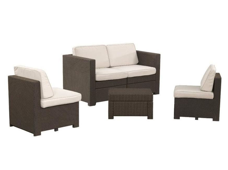 Модульная серия мебели Modus Set коричневый (Keter - Израиль)