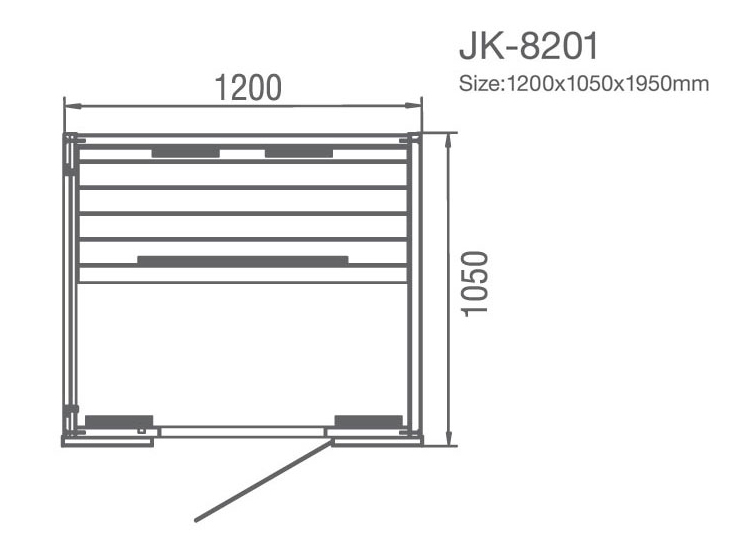 Инфракрасная сауна JK-R8201 - Схема (KOY)
