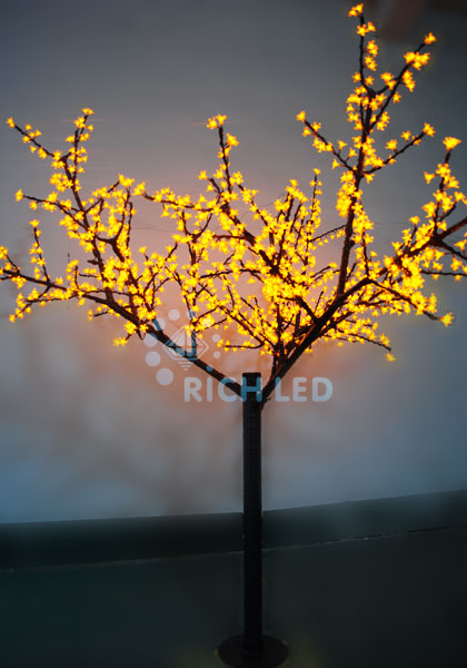 Светодиодное дерево Сакура 250 Rich LED (желтое)