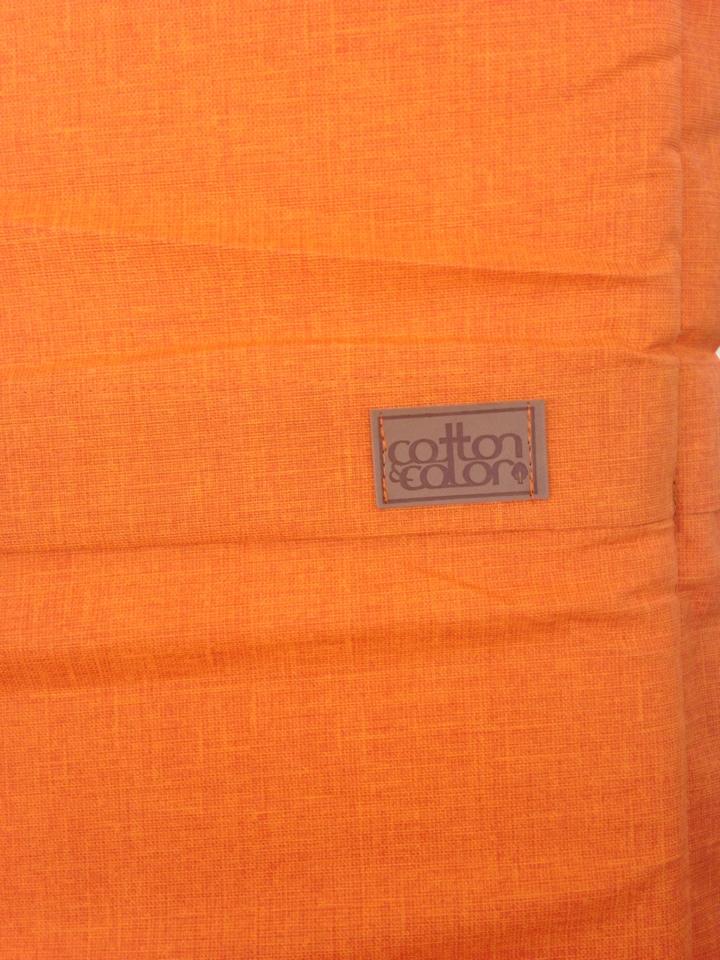 Матрас для шезлонга (лежака) 202х64х4,5 см - оранжевый