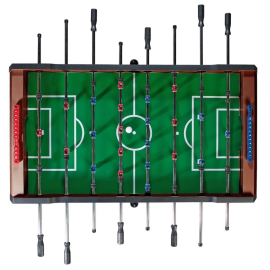 Игровой стол - футбол складной Maccabi (140x75x89, махагон)