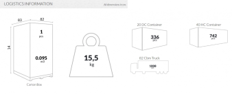 Стол пластиковый Sky Table 80