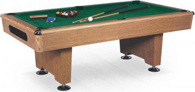 Бильярдный стол для пула Eliminator 7 ф (дуб) в комплекте, аксессуары + сукно