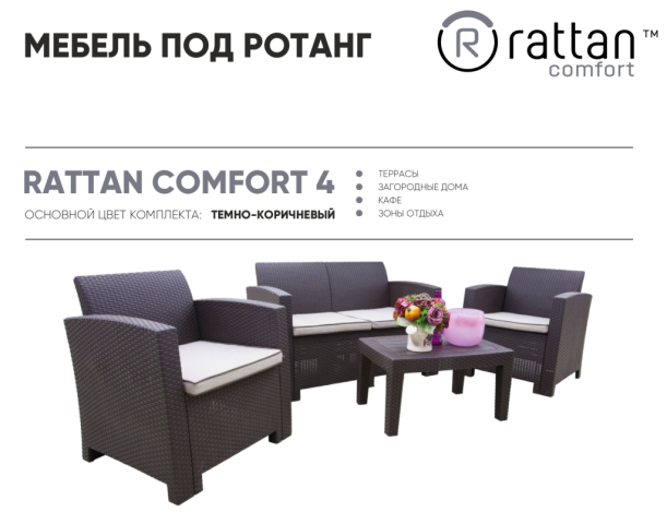 Комплект Rattan Comfort 4
