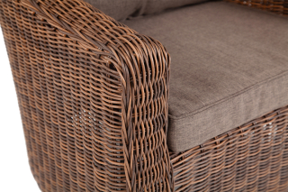 Равенна плетеное кресло из искусственного ротанга, цвет коричневый