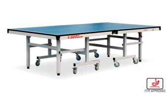 Теннисный стол складной для помещений K-2008 ITTF Indoor (274 Х 152.5 Х 76 см ) с сеткой