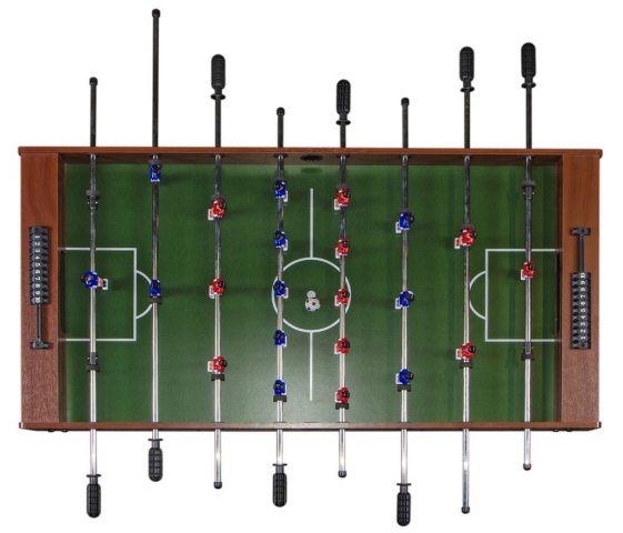 Настольный футбол (кикер) Standart (122x61x78.7 см, коричневый)