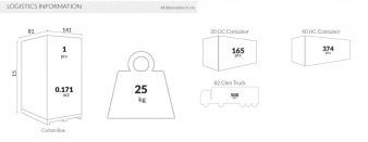 Стол пластиковый Orlando 140 (140х80х75см) коричневый