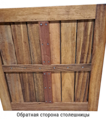 Столешница деревянная квадратная Iroko