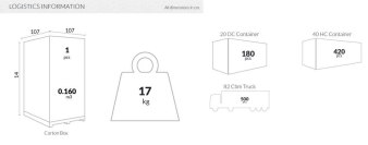 Стол пластиковый обеденный Sky Table Ø105