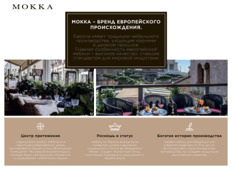 Описание мебели Mokka