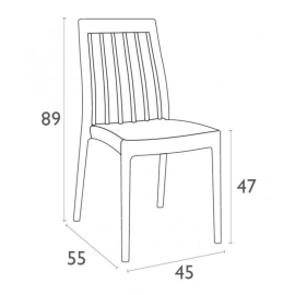 Стул пластиковый Soho