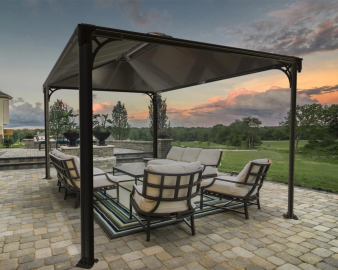 Беседка Martinique 4300 Garden Gazebo Grey