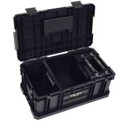 Ящик для инструментов ToolBox с 2-я органайзерами черный