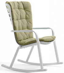 Кресло-качалка пластиковое с подушкой Folio