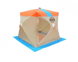 Палатка для зимней рыбалки Омуль Куб 1 голубая