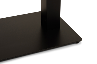 Каффе стол из HPL 110х70см, цвет дуб, подстолье стальное двойное