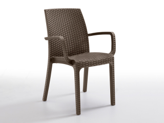 Кресло (стул с подлокотниками) Индиана коричневый