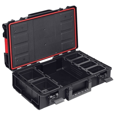 Ящик для инструментов HBS Technic 200 черно-красный