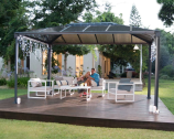 Беседка Martinique 4300 Garden Gazebo Grey