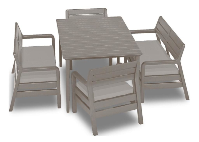 Комплект мебели Delano Set with Lima table 160 капучино
