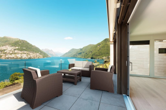 Комплект пластиковой плетеной мебели Monaco Lounge Set