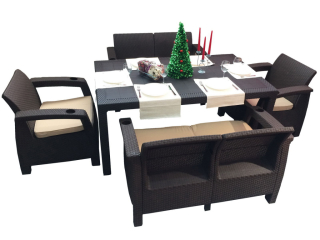 Обеденный комплект мебели Yalta Family Set (Fiesta)