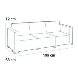 Диван California 3 Seat