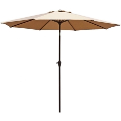 Зонт для кафе AFM-270/6k-Beige (3х3м) бежевый