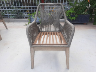 Кресло деревянное плетеное Belle
