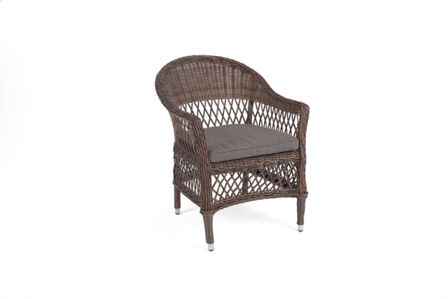 Сицилия плетеный стул из искусственного ротанга, цвет коричневый